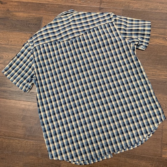 Lucky Brand Plaid Western Short Sleeve Button Up - Picture 2 of 7